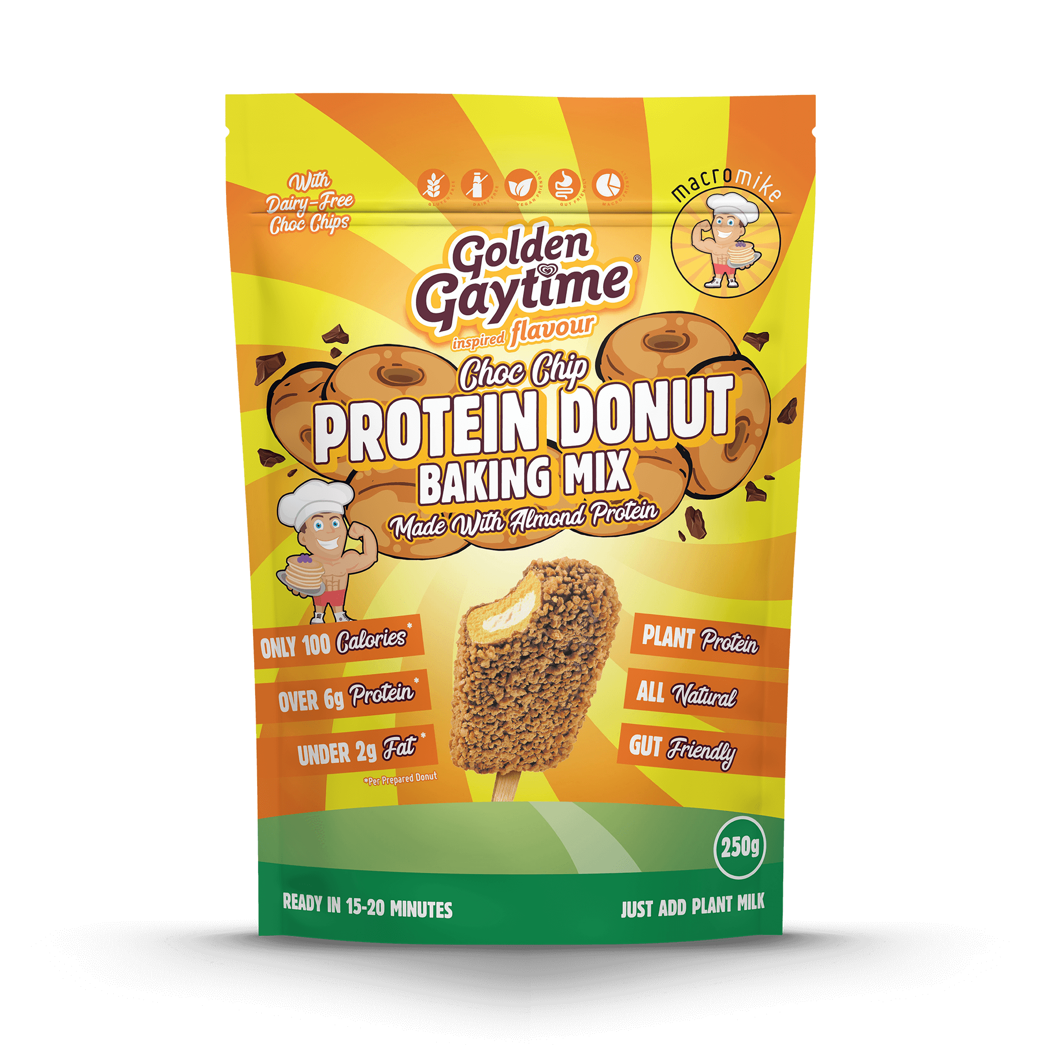 Macro Mike x Golden Gaytime Donut Baking Mix (250g Bag)