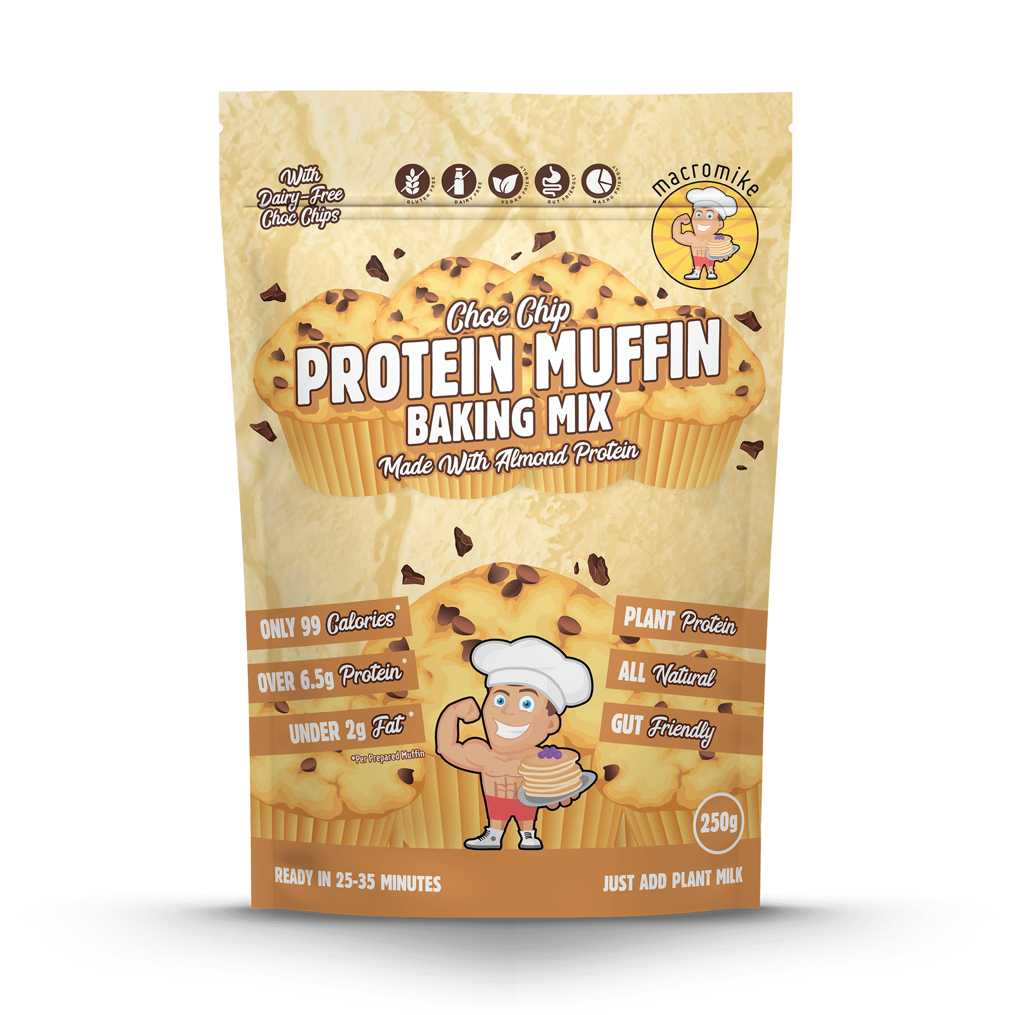 Choc Chip Muffin Baking Mix (250g Bag)