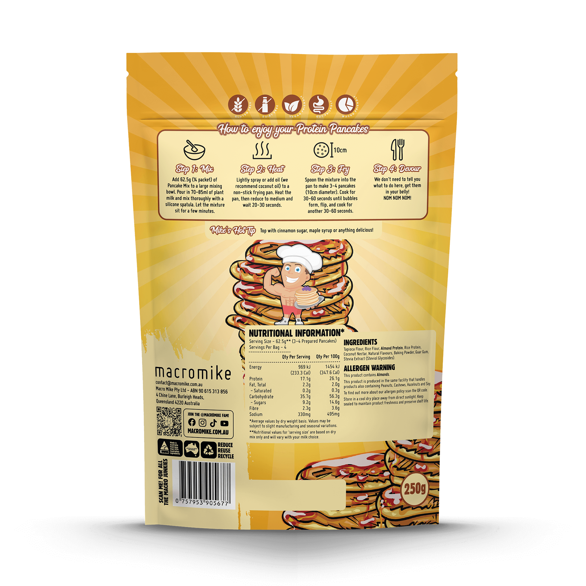 Original Pancake Baking Mix (250g Bag)