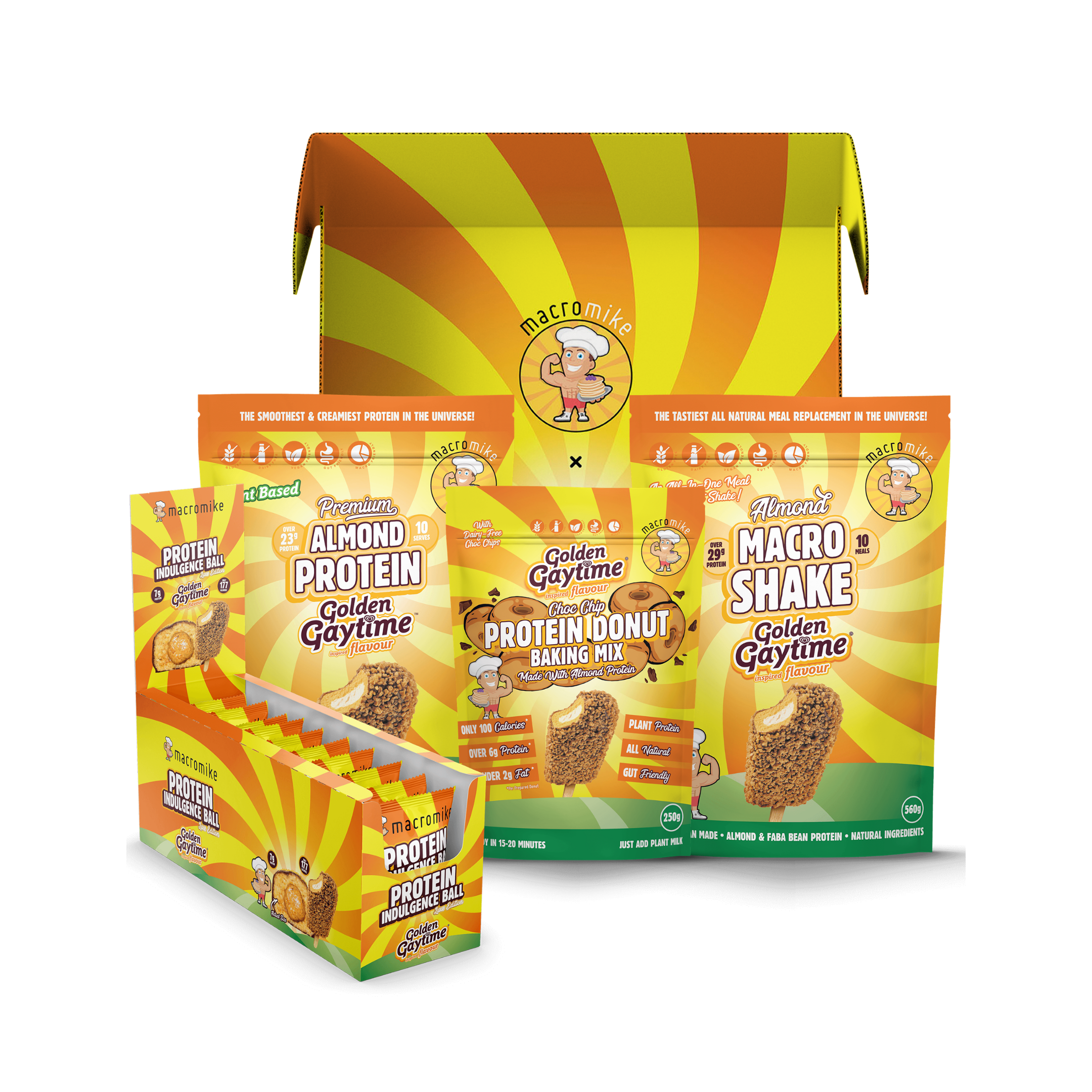 Macro Mike x Golden Gaytime Mega Box