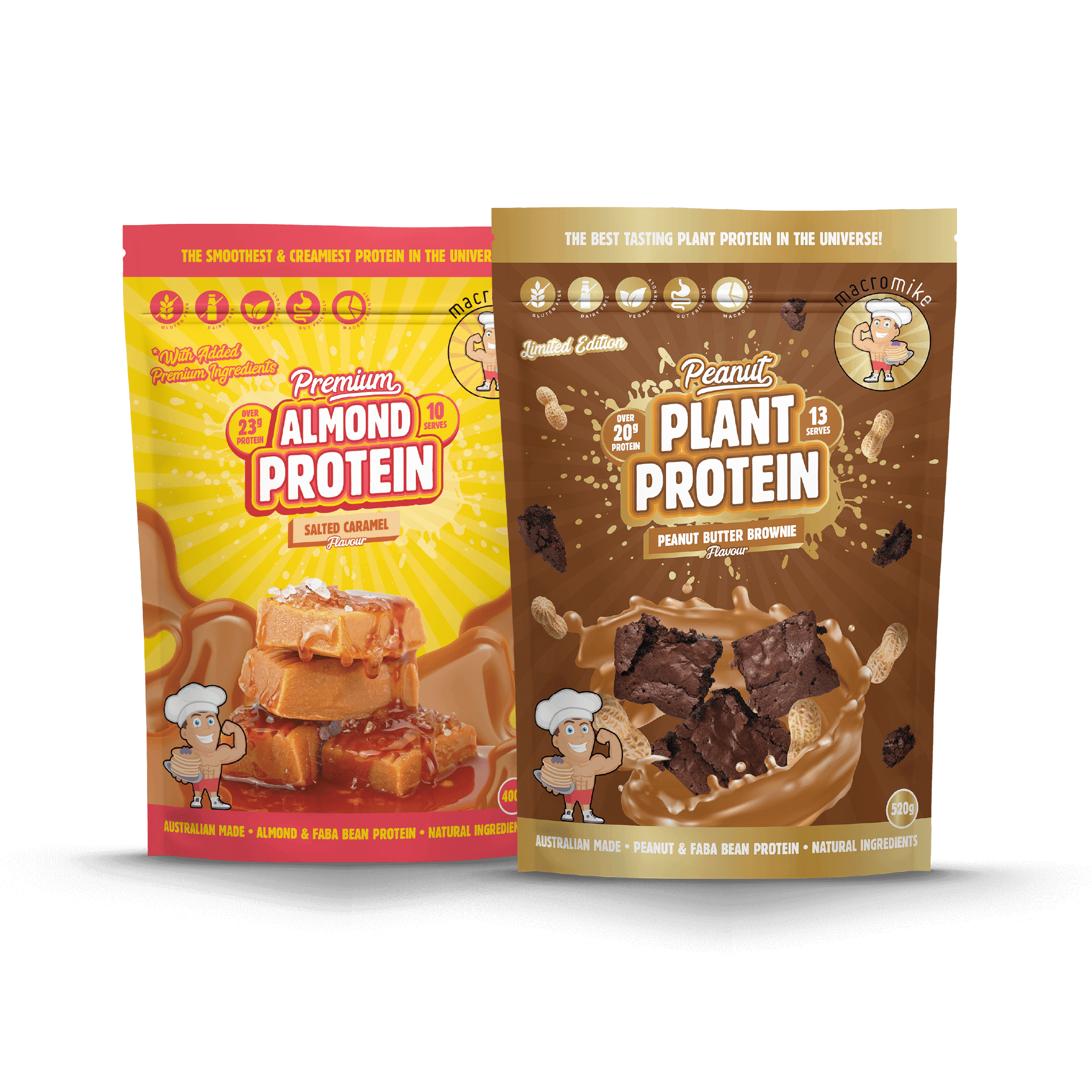 Plant Protein 400g/520g Bundle