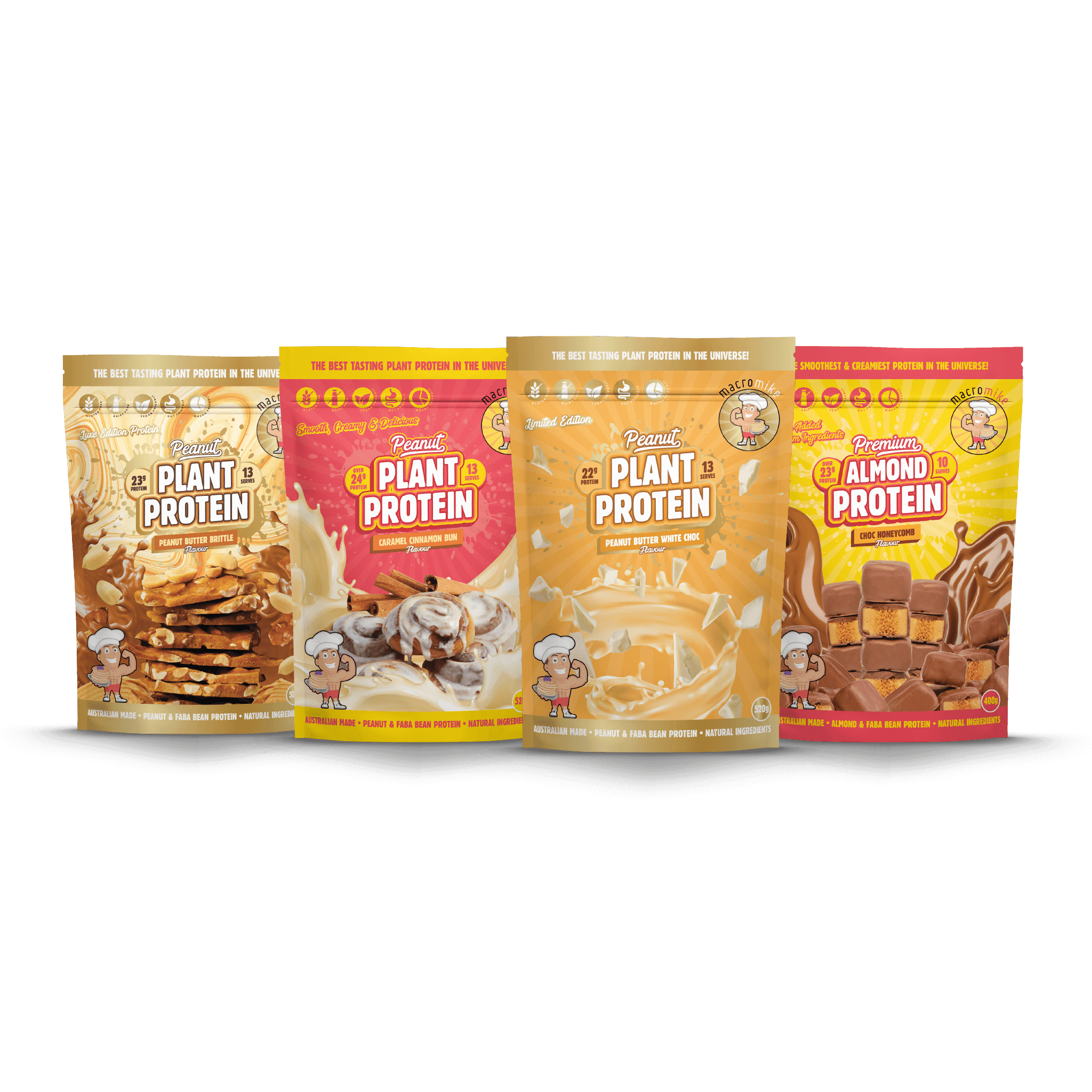 Plant Protein 400g/520g Bundle