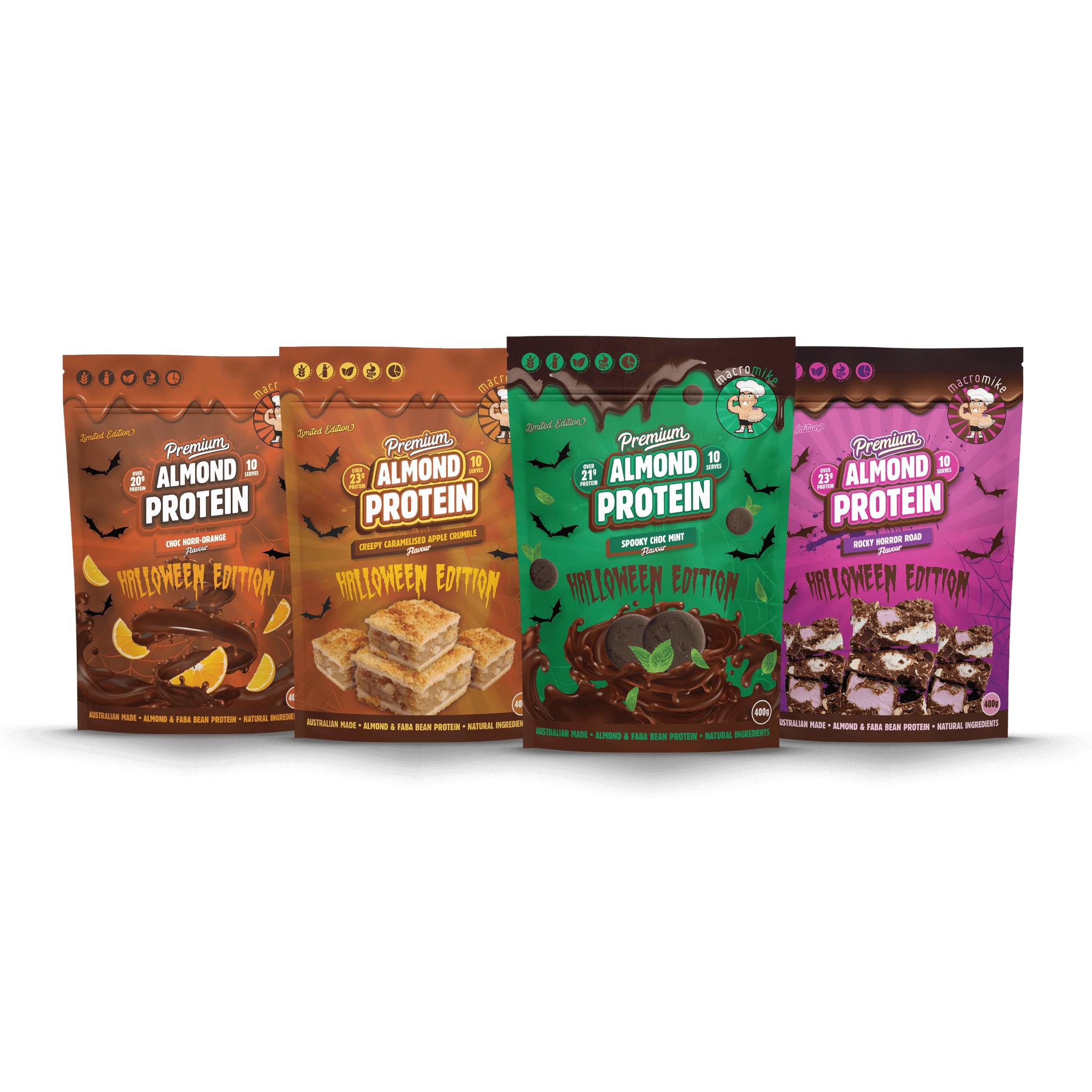 Halloween '25 Premium Almond Protein 400g Bundle