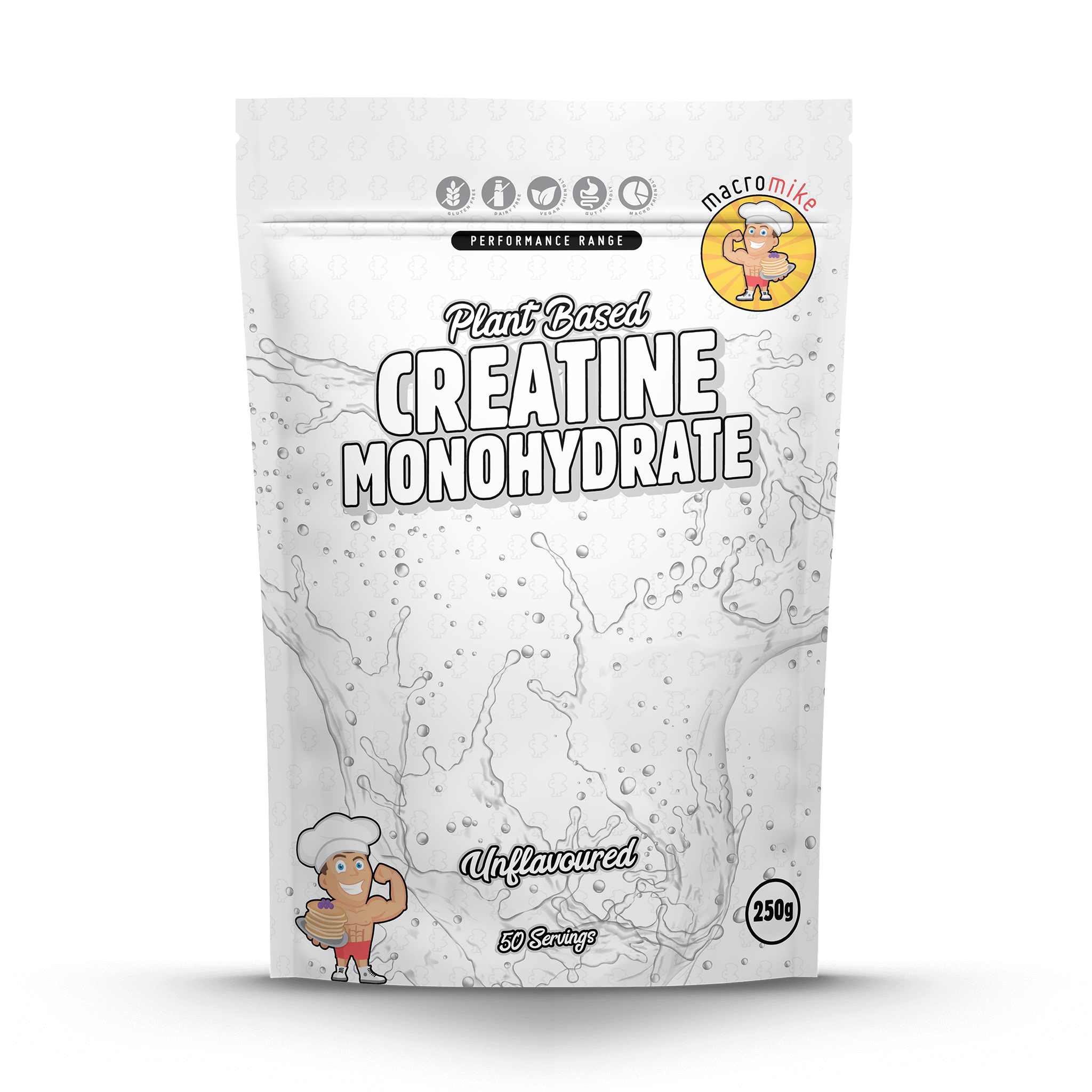 Unflavoured Creatine Monohydrate (250g Bag)
