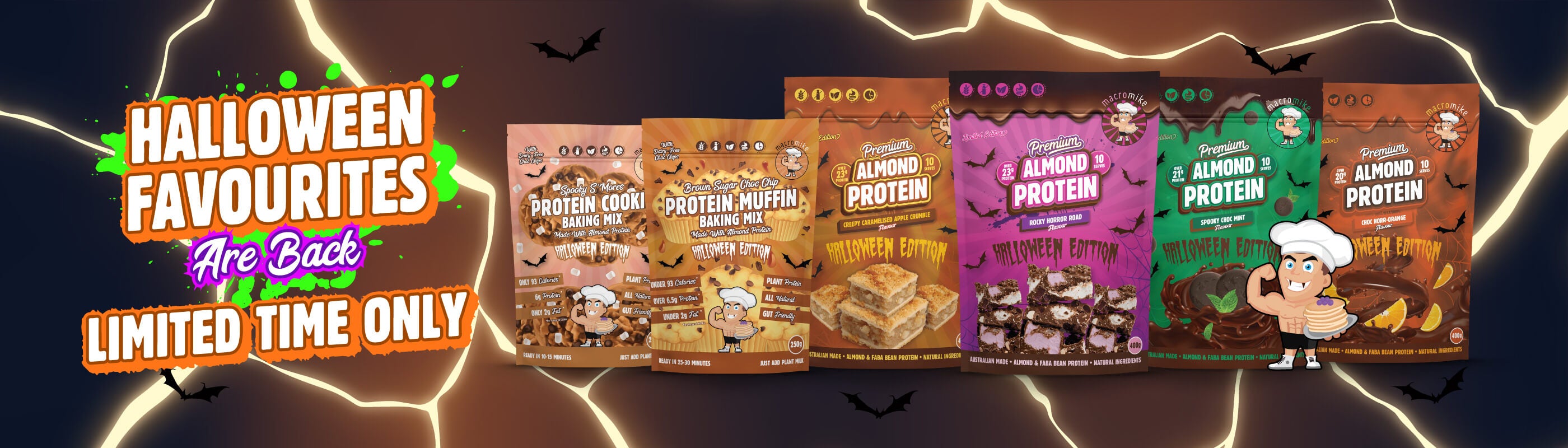 Halloween products banner
