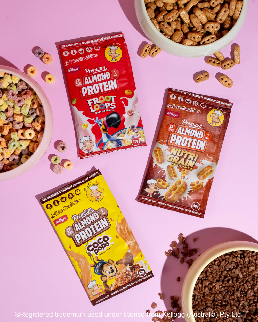 Iconic Cereal Flavours, Reimagined as Protein!