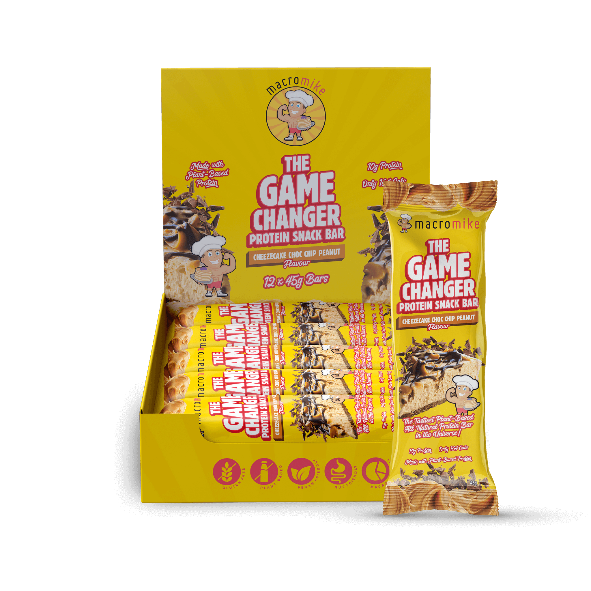 The Game Changer Protein Bar (Box of 12 x 45g)