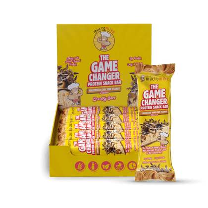 Game Changer Peanut Protein Bars - (Box of 12 x 45g)