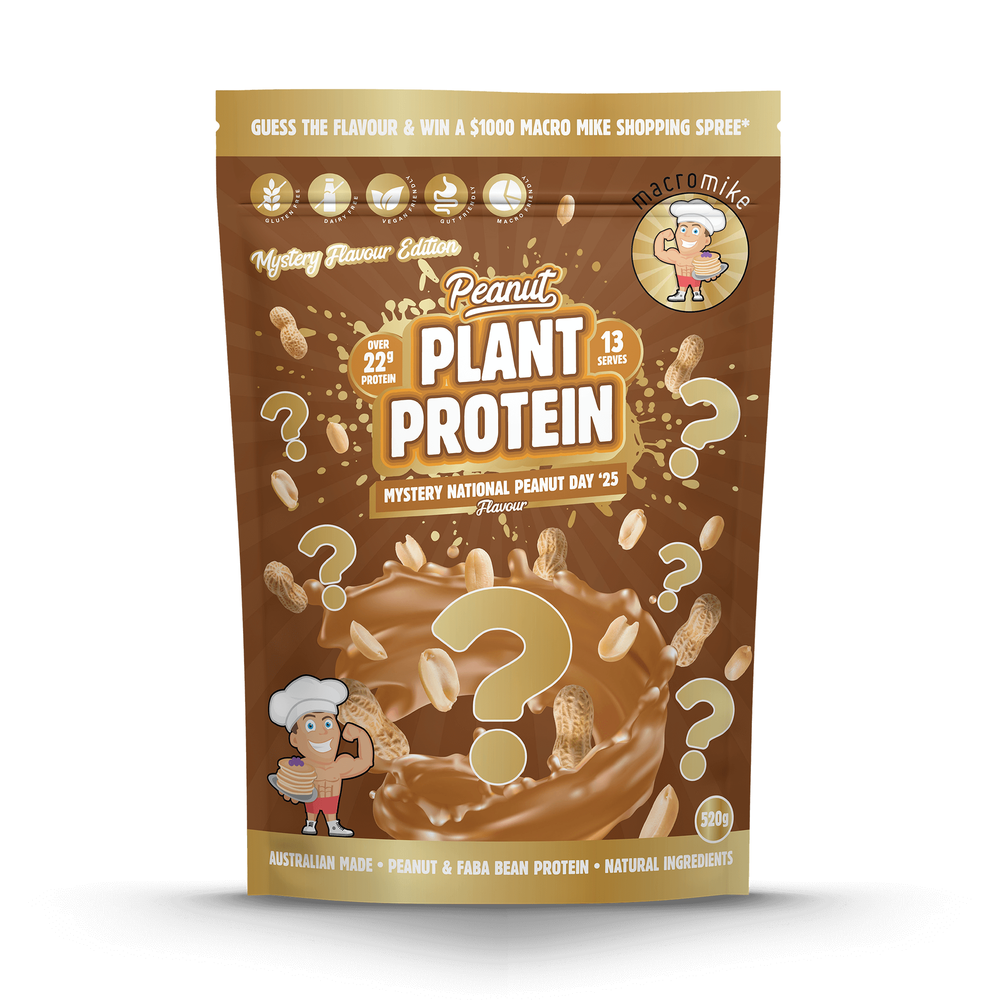 Choc Malt Peanut Butter Mystery Protein '25 (520g Bag)