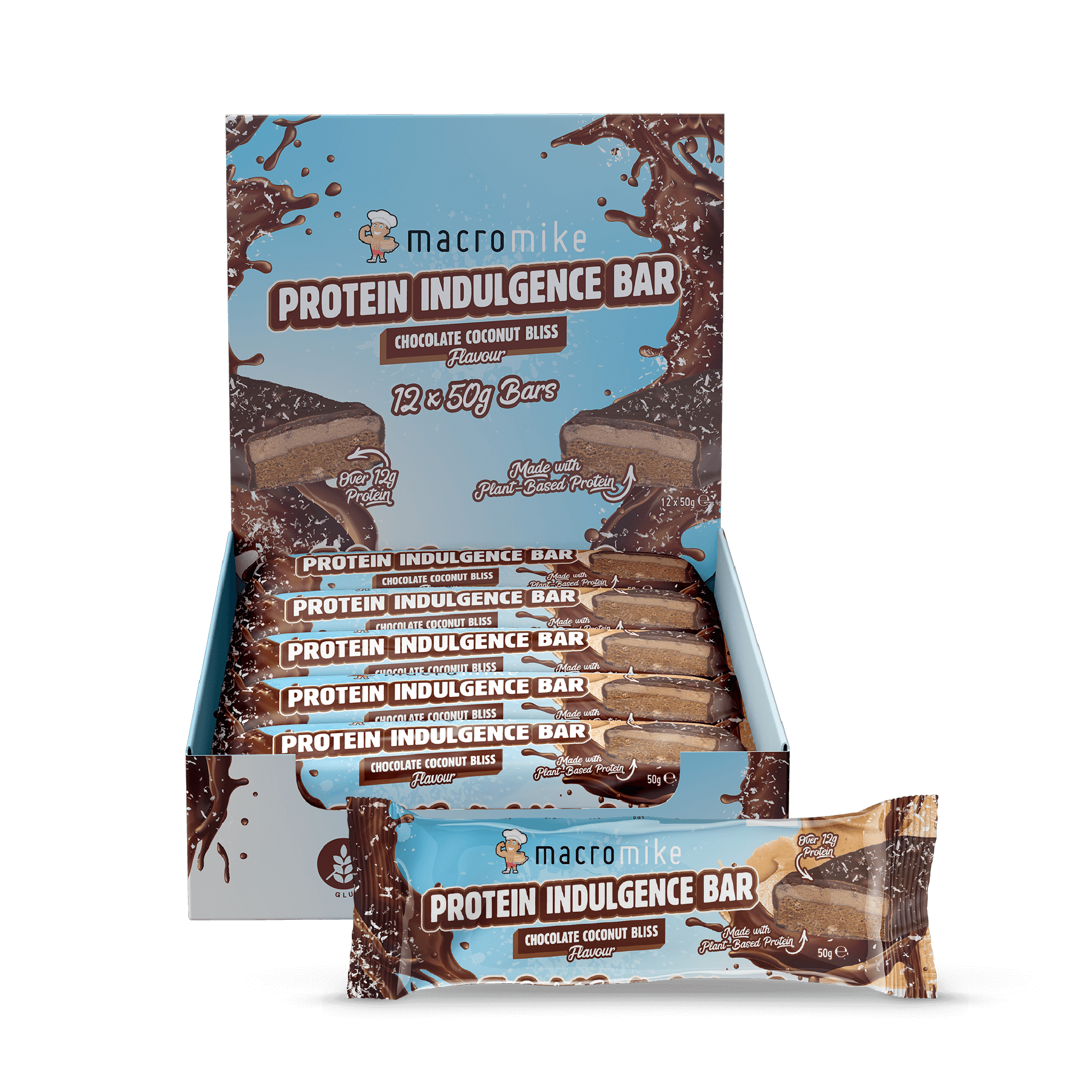 Chocolate Coconut Bliss Protein Indulgence Bar (Box of 12 x 50g)