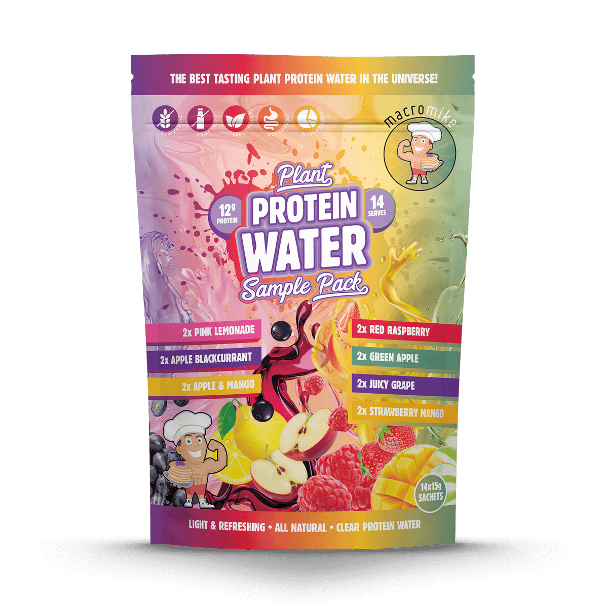 The Protein Sample Pack - Taste 8 Classic Flavours | Macro Mike