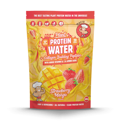 Strawberry Mango Plant Protein Water (300g Bag)