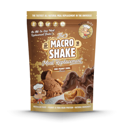 Choc Peanut Swirl Macro Shake Meal Replacement (560g Bag)