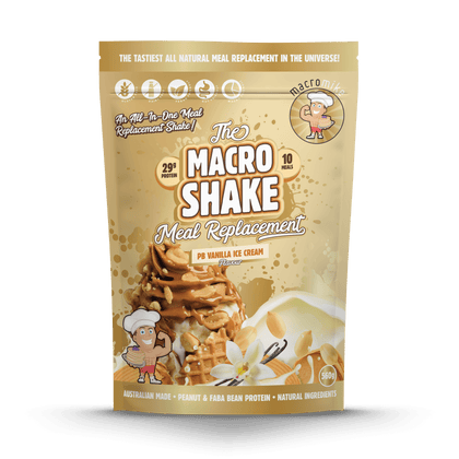 PB Vanilla Ice Cream Macro Shake Meal Replacement (560g Bag)