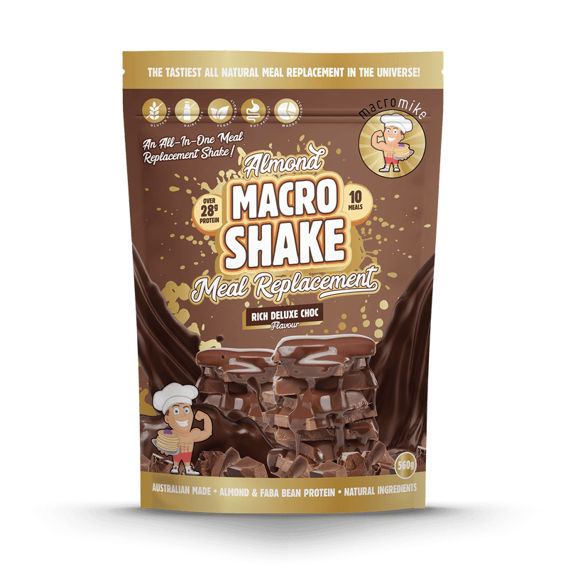 Rich Deluxe Choc Almond Macro Shake Meal Replacement (560g Bag)