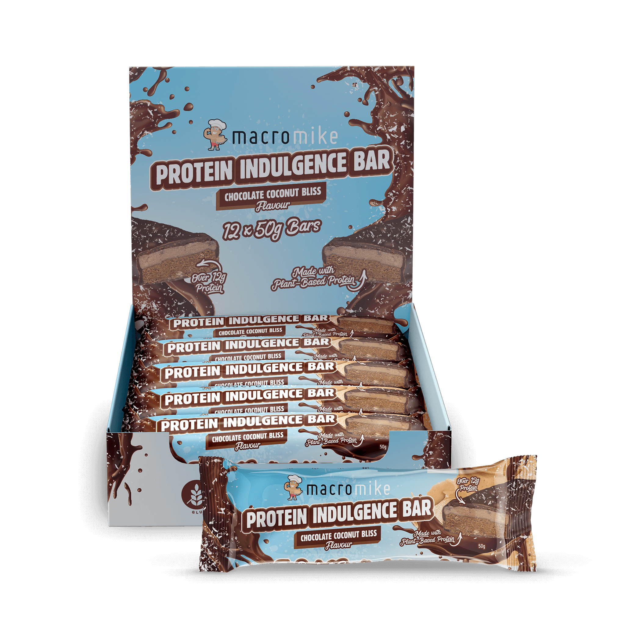 Chocolate Coconut Bliss Protein Indulgence Bar (Box of 12 x 50g)