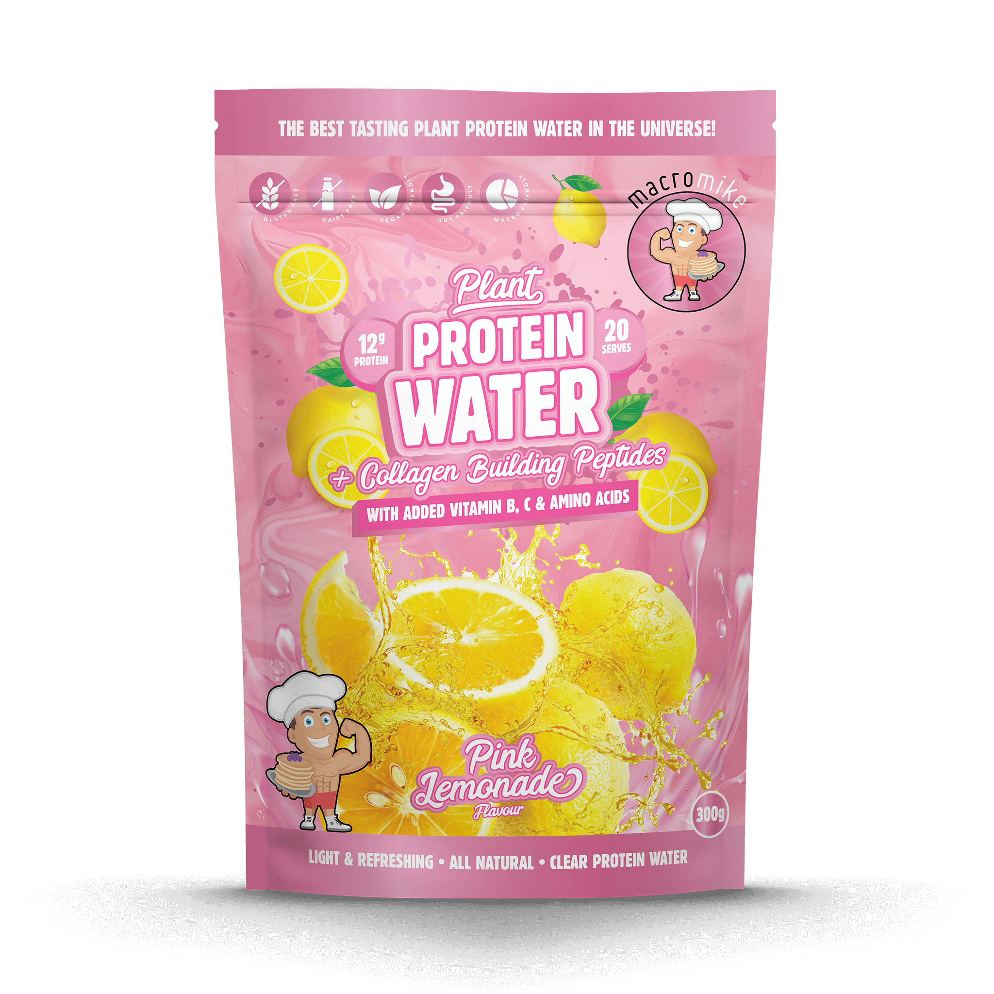 Pink Lemonade Plant Protein Water (300g Bag)