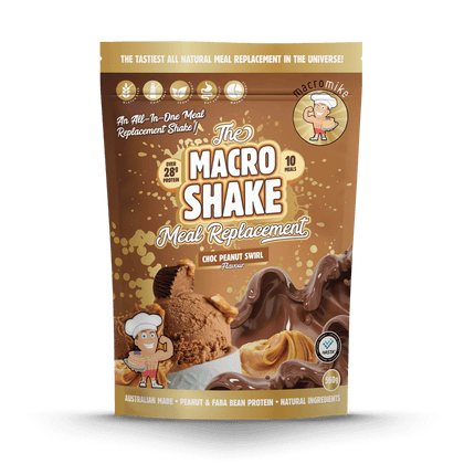 Choc Peanut Swirl Macro Shake Meal Replacement (560g Bag)
