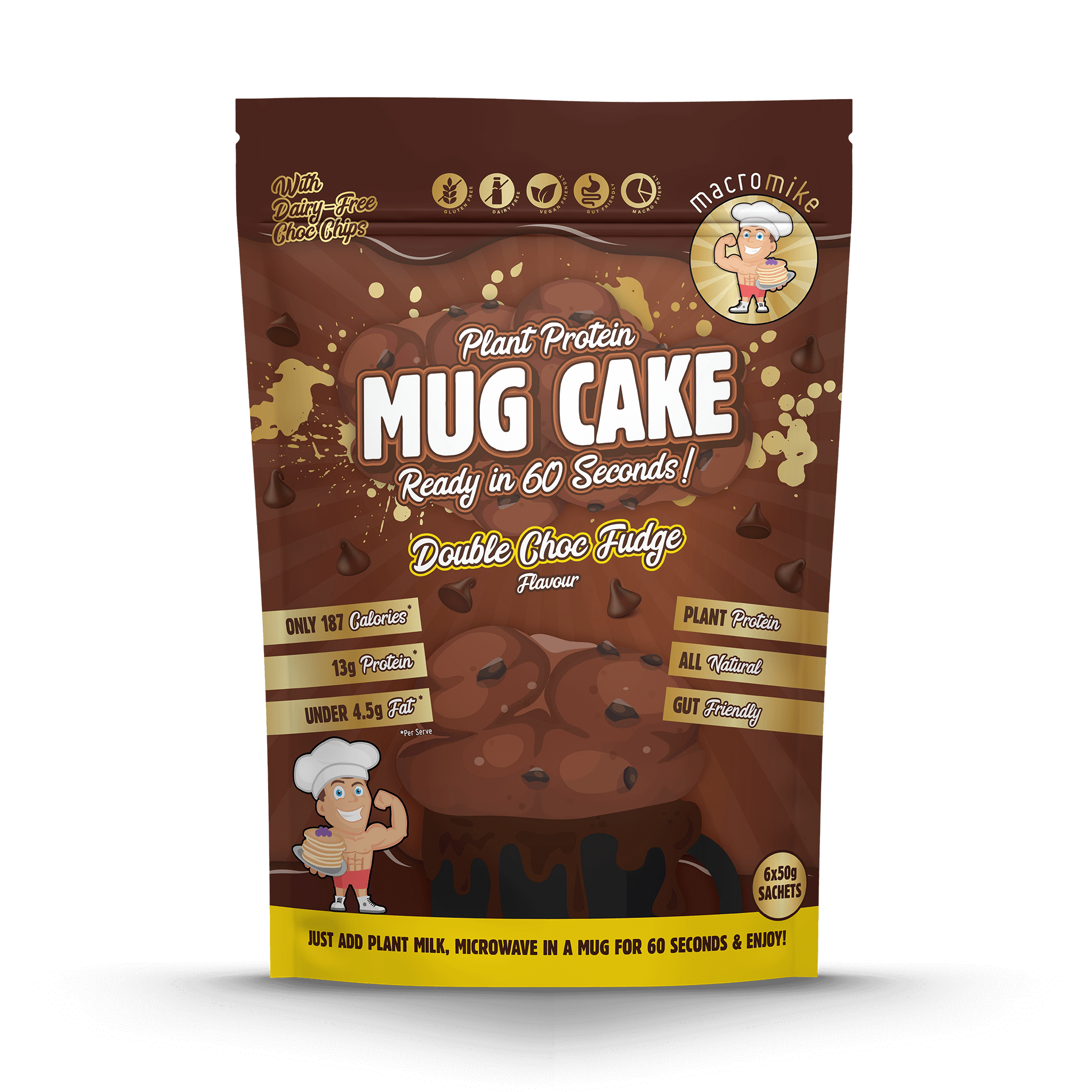 Double Chocolate Mug Cake (6 x 50g Pack)