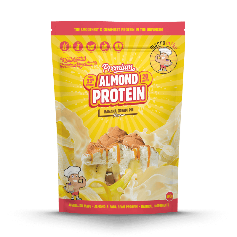 Banana Cream Pie Premium Almond Protein (800g Bag)