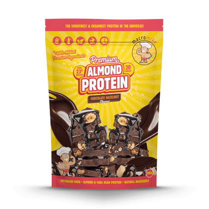 Chocolate Hazelnut Premium Almond Protein (800g Bag)