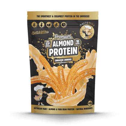 Cinnamon Churros Premium Almond Protein (400g Bag)