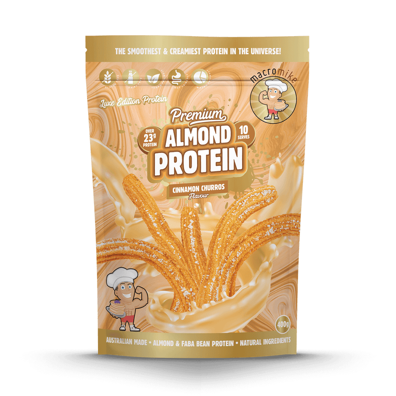 Cinnamon Churros Premium Almond Protein (400g Bag)