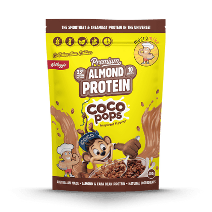 Macro Mike x Kellogg's Coco Pops Premium Almond Protein (400g Bag)