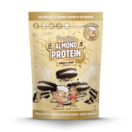 Cookies & Cream Premium Almond Protein (400g Bag)