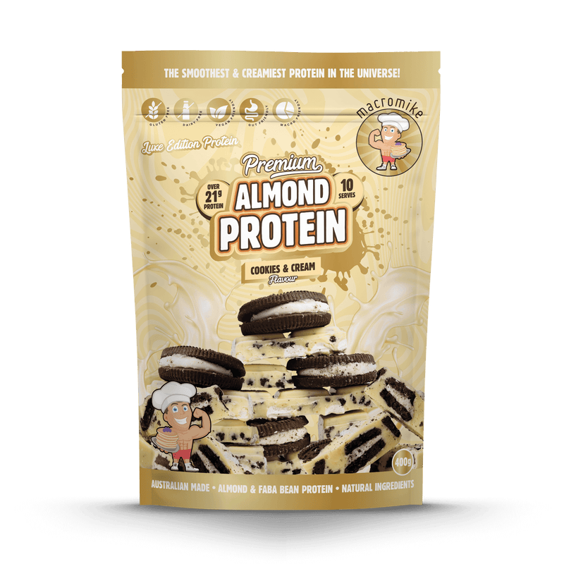 Cookies & Cream Premium Almond Protein (400g Bag)