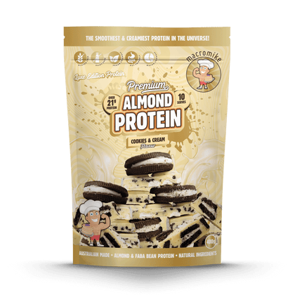 Cookies & Cream Premium Almond Protein (400g Bag)