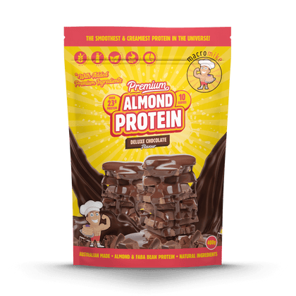 Deluxe Chocolate Premium Almond Protein (400g Bag)