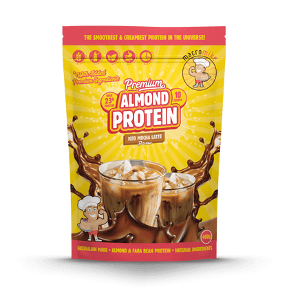 Iced Mocha Latte Premium Almond Protein (400g Bag)