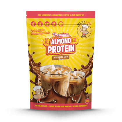 Iced Mocha Latte Premium Almond Protein (800g Bag)