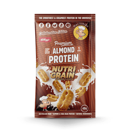 Macro Mike x Kellogg's Nutri-Grain Premium Almond Protein (40g Sachet)