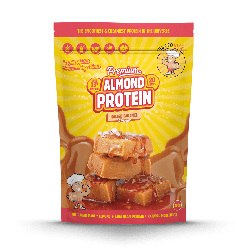 Salted Caramel Premium Almond Protein (800g Bag)