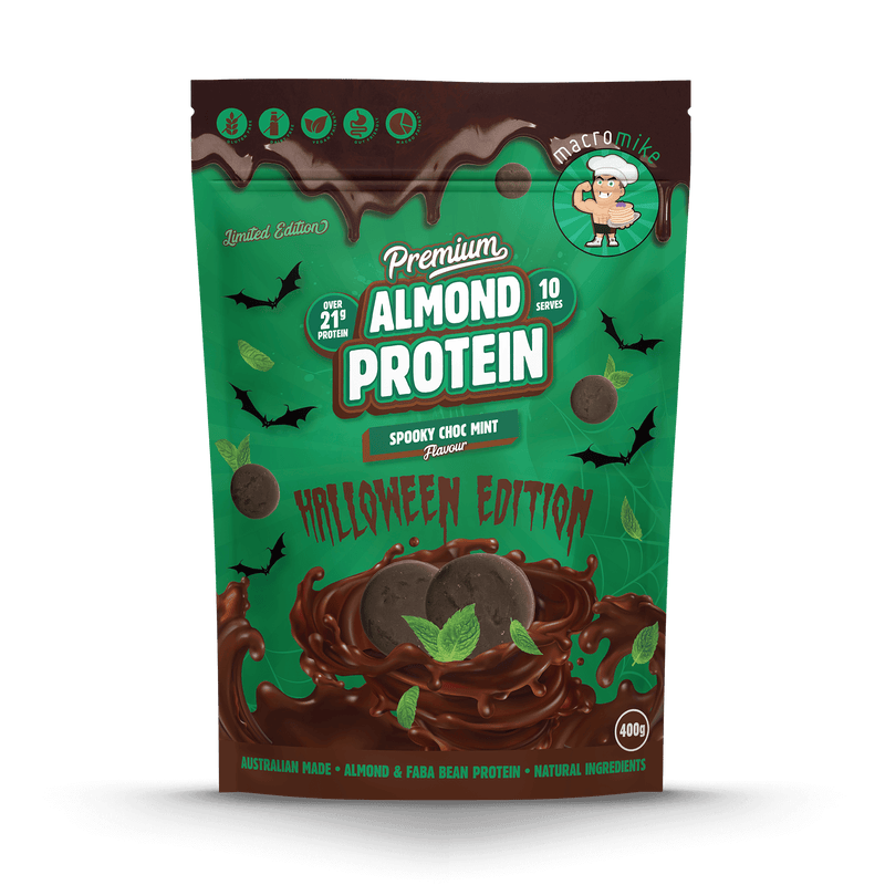 Spooky Choc Mint Premium Almond Protein (400g Bag)