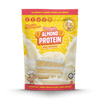 Front of a bag of Macro Mike Premium Almond Protein in Vanilla Buttercream flavour.