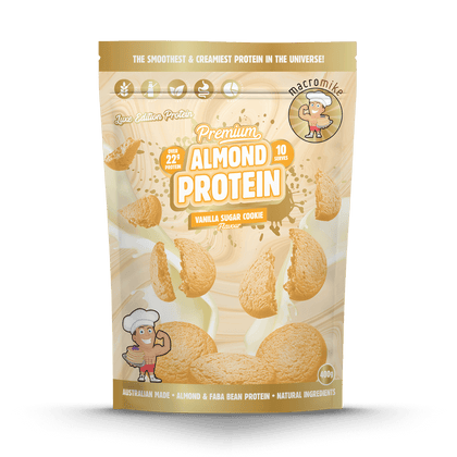 Vanilla Sugar Cookie Premium Almond Protein (400g Bag)