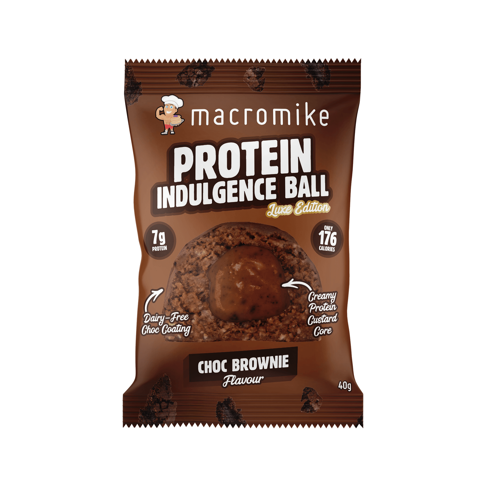 Choc Brownie Protein Indulgence Ball  (1 x 40g)