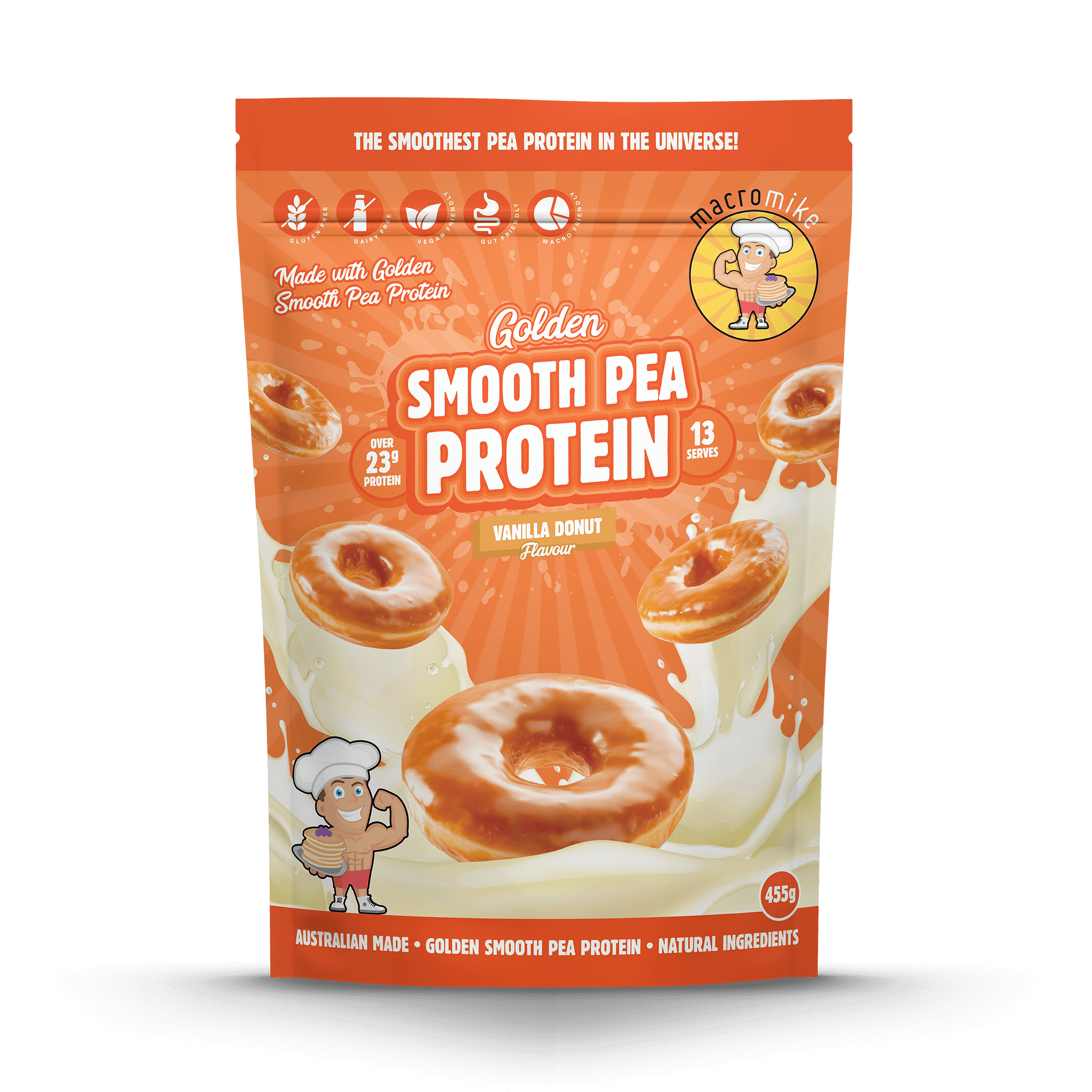 Vanilla Donut Golden Smooth Pea Protein (455g Bag)