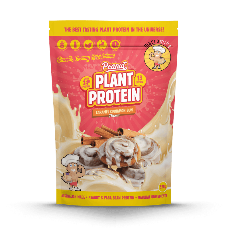 Caramel Cinnamon Bun Peanut Butter Protein (520g Bag)