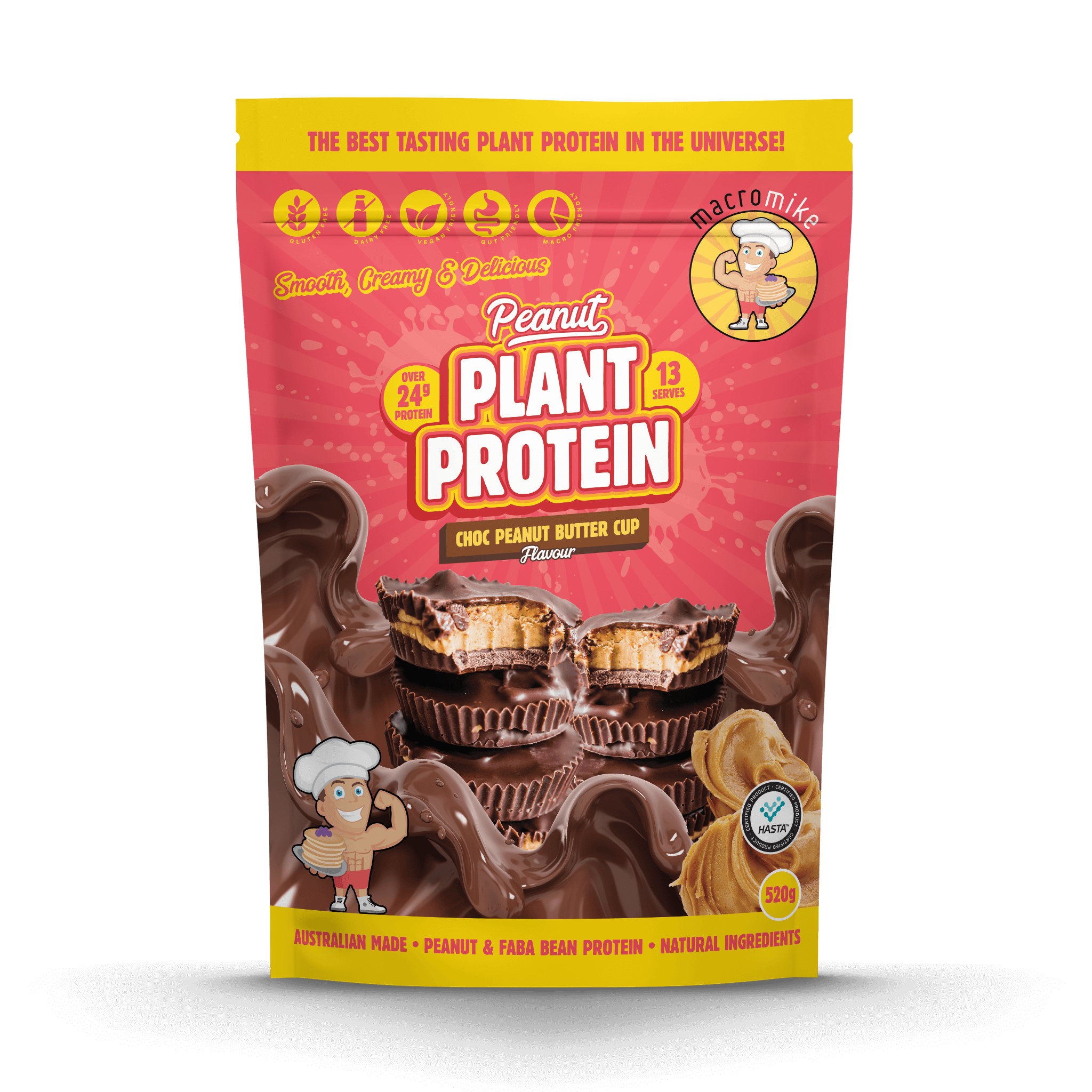 Chocolate Peanut Butter Cup Protein (520g Bag)