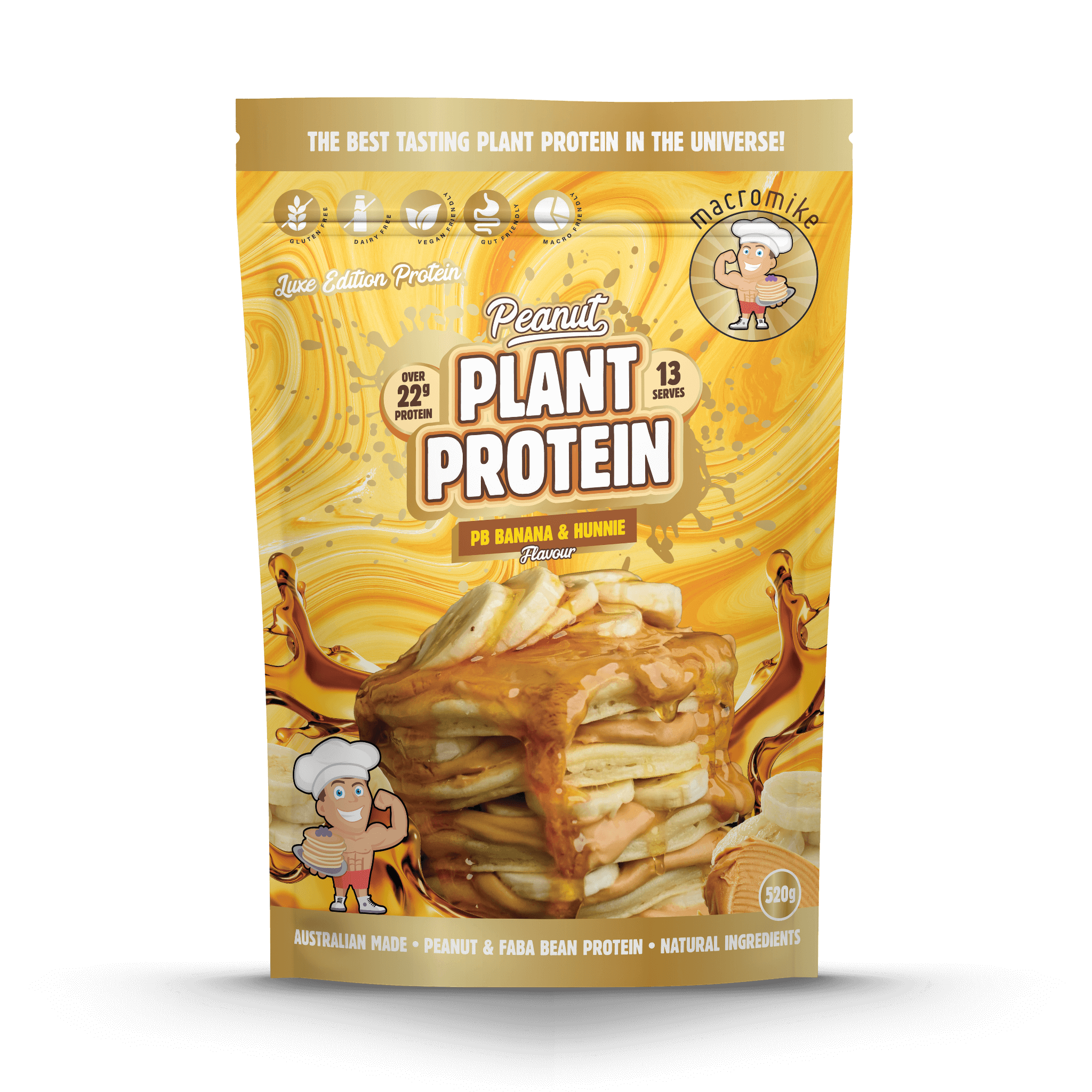 PB Banana & Hunnie Peanut Butter Protein (520g Bag)