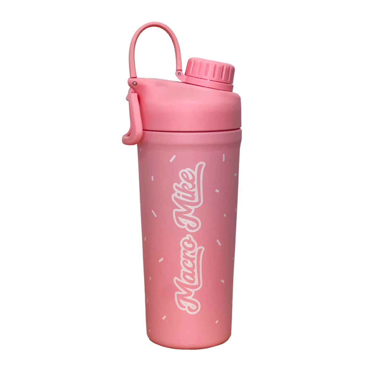 Limited Ed Insulated Steel Pink Protein Shaker – Macro Mike