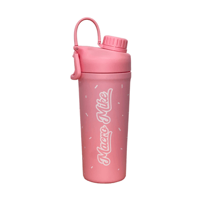 Limited Ed Insulated Steel Pink Protein Shaker