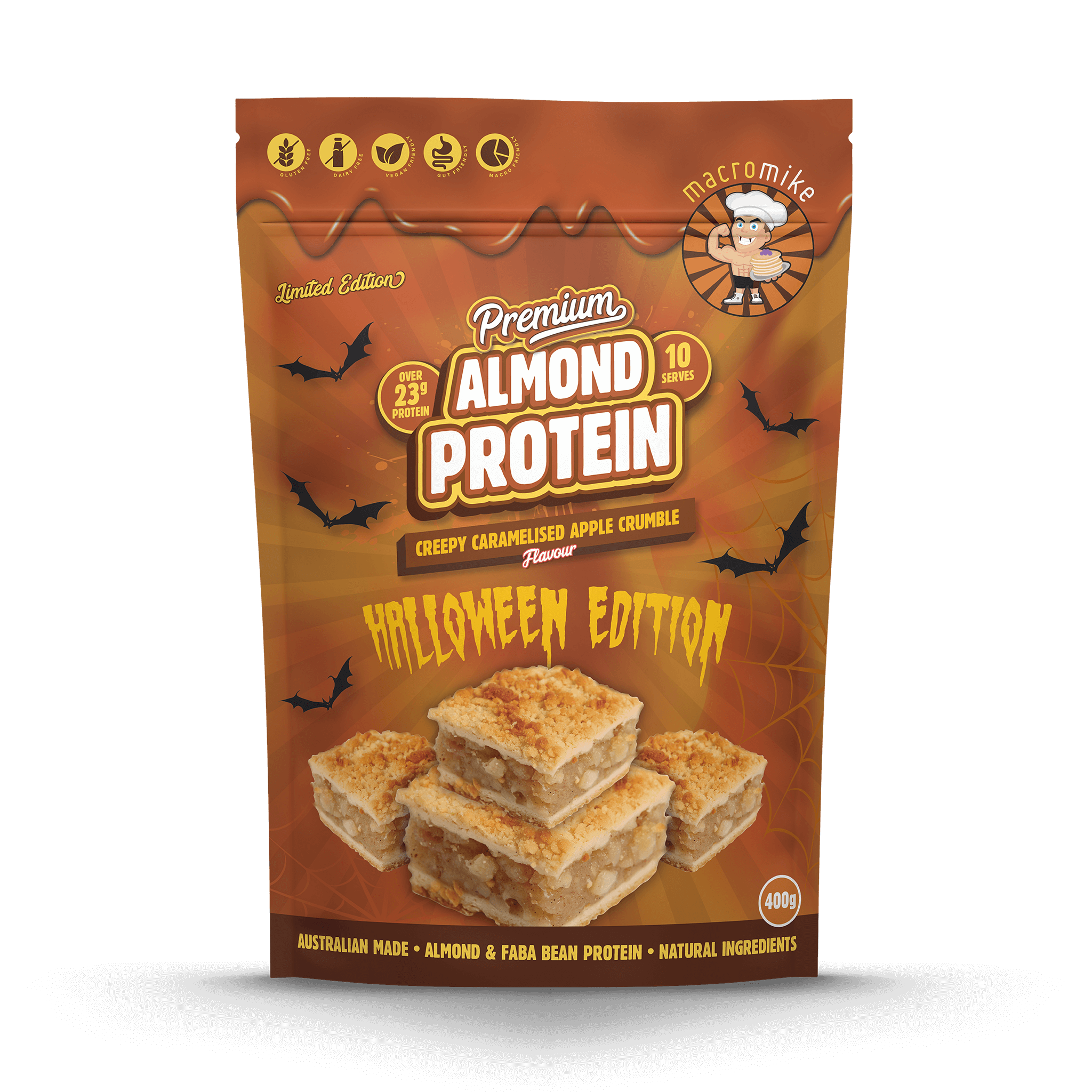 Creepy Caramelised Apple Crumble Almond Protein (400g)