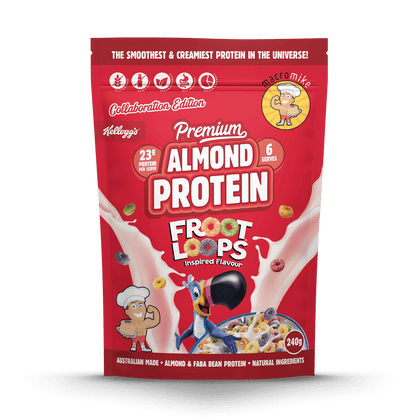 Macro Mike x Kellogg's Froot Loops Premium Almond Protein (240g Bag)