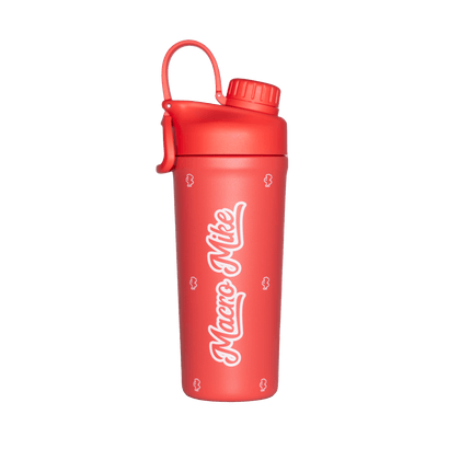 Limited Ed Insulated Steel Red Protein Shaker