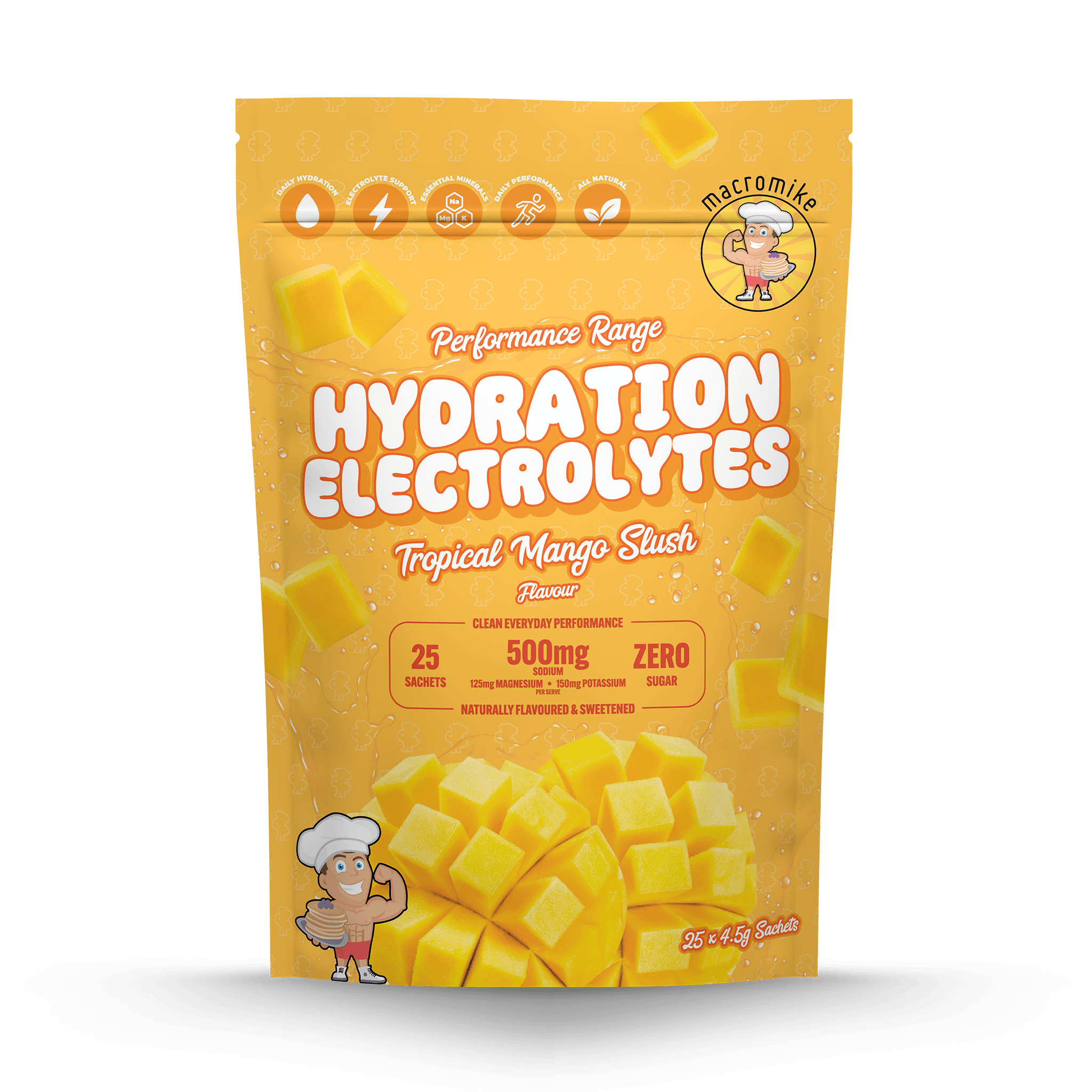 Tropical Mango Slush Hydration Electrolytes (25 x 4.5g Sachets) – New Range